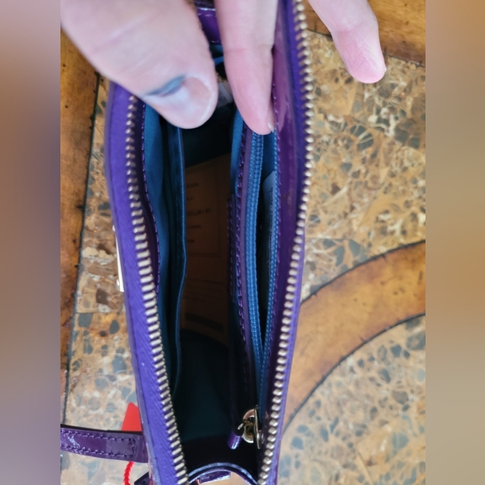 Dooney & Bourke Purple Crossbody Bag - Picture 6 of 7